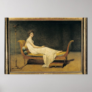 Pôster Senhora Recamier, 1800