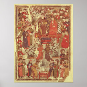 Pôster Senhora Supl. Pers.Genghis Khan e sua esposa