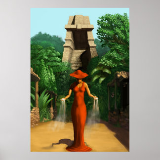 Pôster Senhora Vermelha
