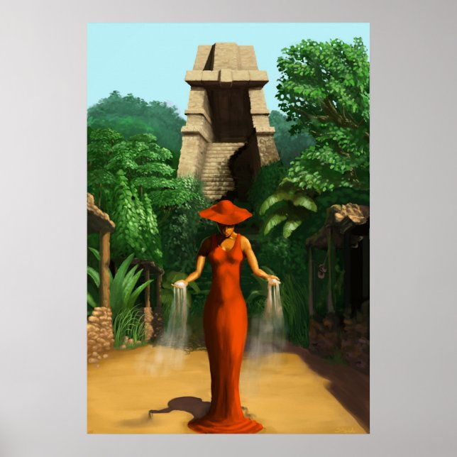 Pôster Senhora Vermelha (Frente)
