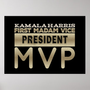 Poster Senhora Vice-Presidente Kamala Harris MVP