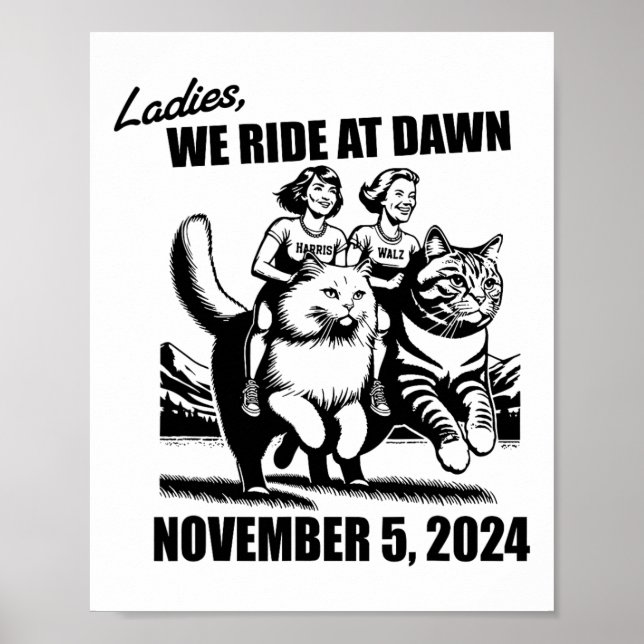 Poster Senhoras Andamos No Dawn Harris Wheimer 2024 Presi (Frente)