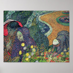 Poster Senhoras de Vincent van Gogh   de Arles, 1888
