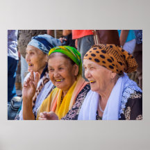 Senhoras sorridentes