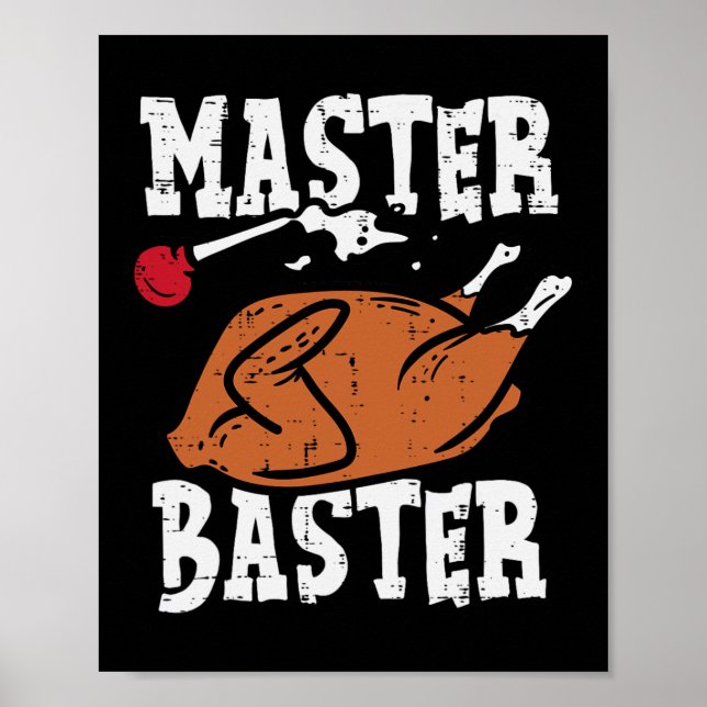 Poster Senhores do Dia de Ação de Graças, Mestre Baster D (Frente)