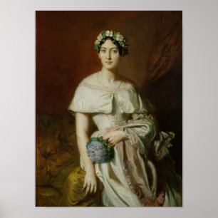 Poster Senhorita Marie-Therese de Cabarrus, 1848