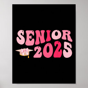 Poster Senior 2025 Coquette Laço Rosa Cl De 2025 De Volta