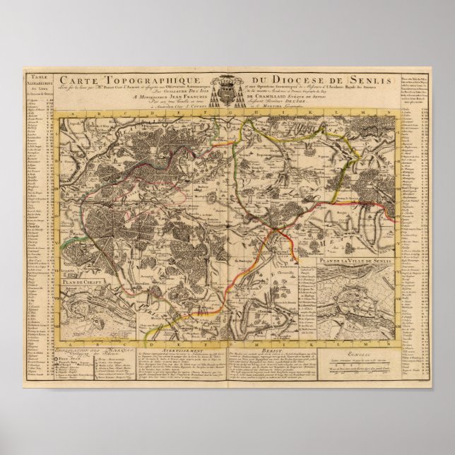 Pôster Senlis France (Frente)