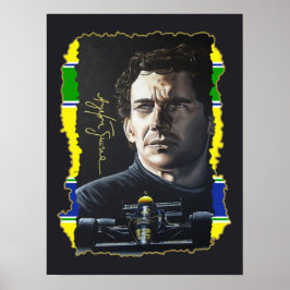 Poster Senna Painting