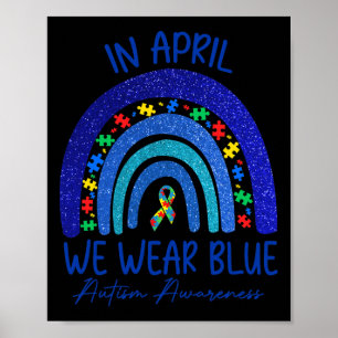Poster Sensibilização Autismo Em Abril Vestimos Autismo A