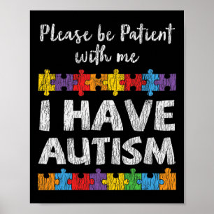 Poster Sensibilização Autista Tenho Crianças Autistas Aut