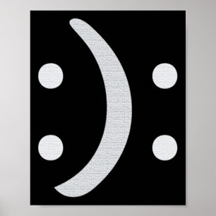 Poster Sensibilização Bipolar Feliz Enfrentando Saúde Men