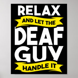 Poster Sensibilização Deficientes Auditivos E Perda De Vo