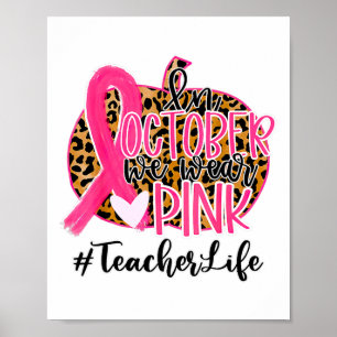 Poster Sensibilização do Cancer de Mama de Professores Em