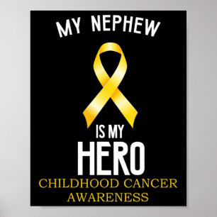 Poster Sensibilização do cancer infantil Meu sobrinho é m