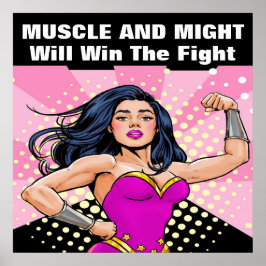 Poster Sensibilização do cancer Nós podemos fazê-lo