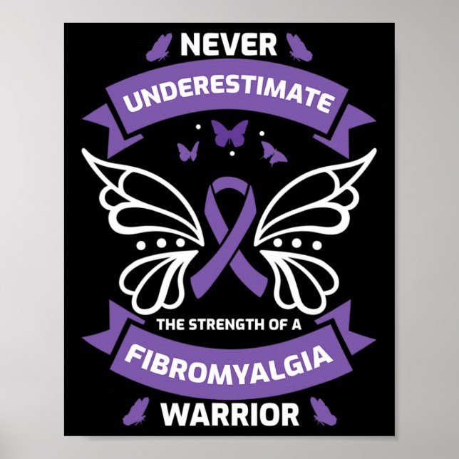 Poster Sensibilização do Guerreiro Fibromialgia (Frente)