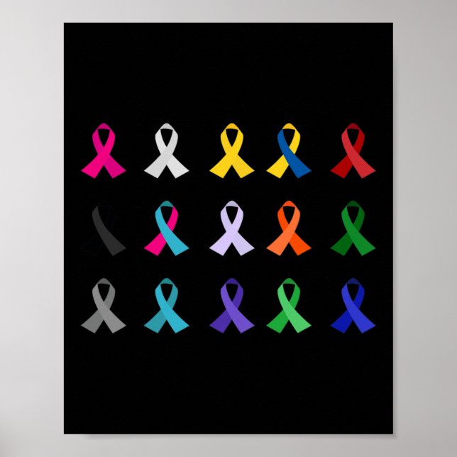 Poster Sensibilização do Mundo para o Cancer Atravessa o  (Frente)