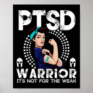 Poster Sensibilização Do Ptsd Para Os Homens Mulheres Que