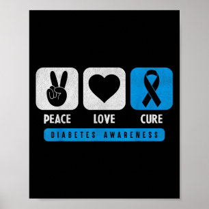 Poster Sensibilização Engraçada Diabetes Tipo 1 2 Pancrea