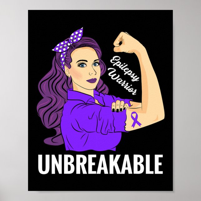 Poster Sensibilização Epilepsia Briso Púrpura Epiléptico (Frente)