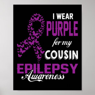 Poster Sensibilização Epilepsia Eu Visto Roxo Para Minha