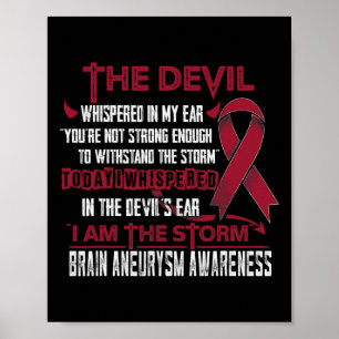 Poster Sensibilização Eu Sou O Diabo Da Tempestade