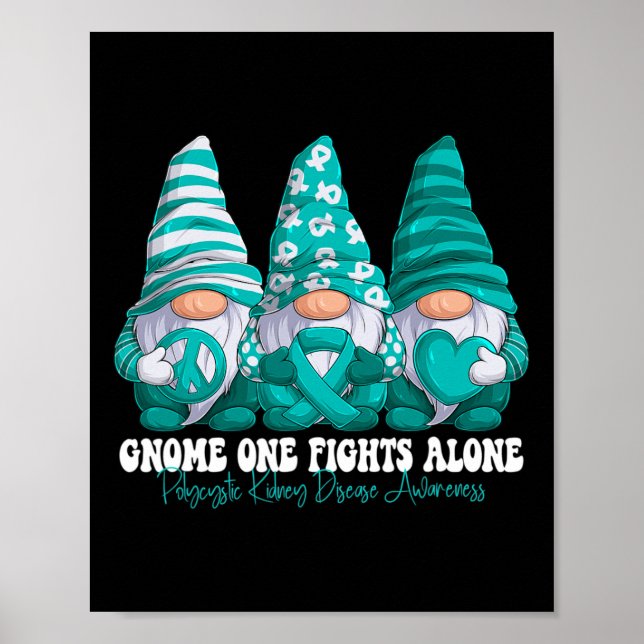 Poster Sensibilização Mês para a Doença Renal Gnomos da F (Frente)