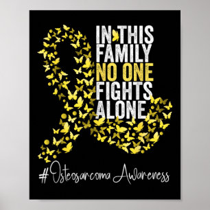 Poster Sensibilização Osteosarcoma Mês Fita Amarela