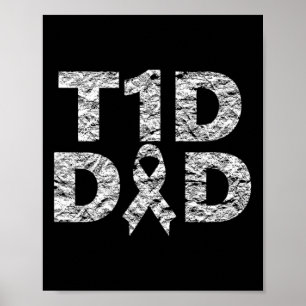 Poster Sensibilização para a Diabetes do Pai do T1d