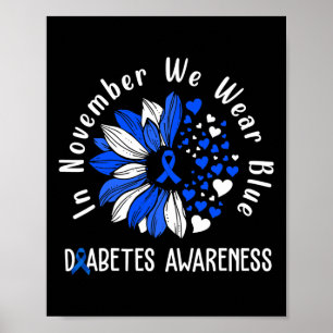 Poster Sensibilização para a diabetes em novembro Vestimo