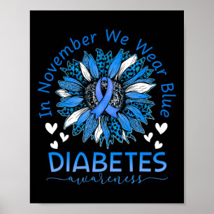 Poster Sensibilização para a diabetes em novembro Vestimo