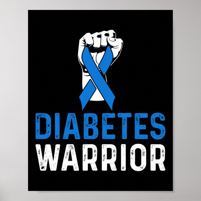 Poster Sensibilização para a Diabetes T1D (Frente)