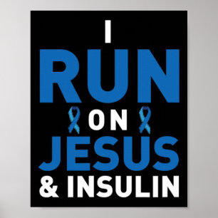 Poster Sensibilização para a diabetes Tipo 1 2 - T1D T2D