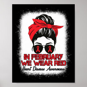 Poster Sensibilização Para A Doença Em Fevereiro Vestimos