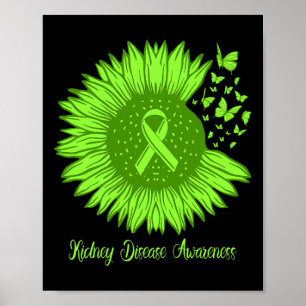 Poster Sensibilização para a doença renal Sunflower Mãe G