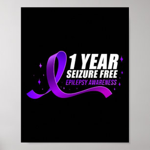 Poster Sensibilização para a Epilepsia 1 ano Convulsões F