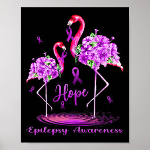Poster Sensibilização para a Epilepsia Flamingo