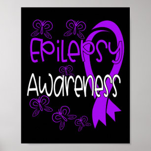 Poster Sensibilização para a epilepsia Friso 3 roxo