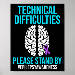 Poster Sensibilização para a Epilepsia Guerreiro Epilépti