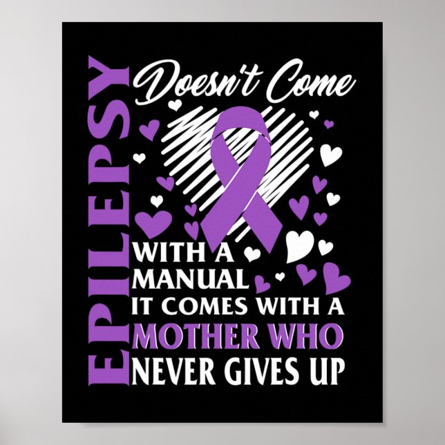 Poster Sensibilização para a Epilepsia Mãe Briso Roxo Con (Frente)