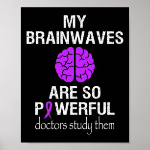 Poster Sensibilização para a epilepsia Mês As ondas cereb