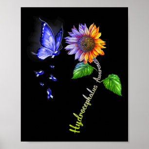 Poster Sensibilização para a Hidrocefalia de Girassol