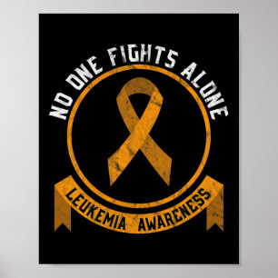 Poster Sensibilização Para A Leucemia Combater O Cancer S