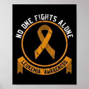 Poster Sensibilização Para A Leucemia Combater O Cancer S
