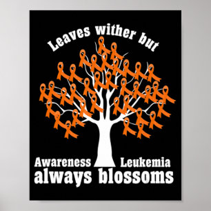 Poster Sensibilização para a Leucemia da Árvore de Friso