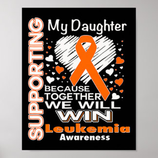 Poster Sensibilização para a Leucemia de Fita Que Apoia A