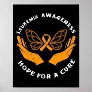 Poster Sensibilização Para A Leucemia Esperança De Um Can