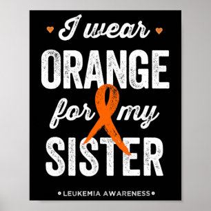 Poster Sensibilização Para A Leucemia Eu Visto Fita Laran