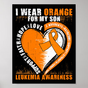 Poster Sensibilização para a Leucemia pai Sensibilização 